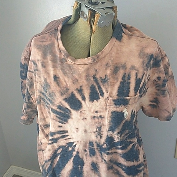 RALPH LAUREN POLO COTTON CLASSIC FIT CUSTOM BLEACH TEE MENS M - Picture 2 of 5